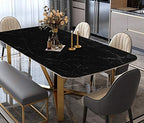 Arthome Black Marble,17"x120" Inches Peel and Stick Wallpaper, Black Marble Contact Paper Self-Adhesive and Removable Vinyl Wallpaper Waterproof Contact Paper for Cabinets Countertops Wall Covering - color: Black Marble, size: 17" x 120"