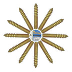 12 Pack 1/4-20 x 1-1/2 Inch Hanger Bolts 1/4-20" Double Headed Bolts 1/4 Wood Dowel Screw Self-Tapping Screw Hanger Bolts for Furniture Double Head Threaded Rods Bolt 37mm Length - size: 1/4-20"x1-1/2"-12PCS