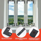 SAYAYO Flat L Bracket, 150x150mm / 6" x 6" Stainless Steel L Mending Plate - color: Black, size: 150x150mm-6pcs, style: L Shape