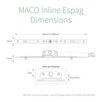 MACO Inline Espag Window Lock