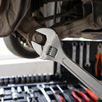 JEUIHAU 6 8 10 12 15 In Adjustable Wrench Set, SAE and Metric Scale