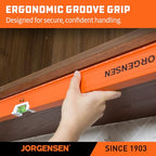 JORGENSEN 48" Magnetic LED Box Level, 45°/90°/180° Bubble Long Leveler Tool - size: 48 inch