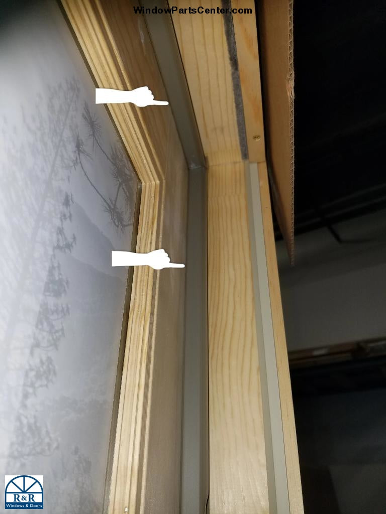 511 - Side or Head Seal Weather Strip for sliding patio doors