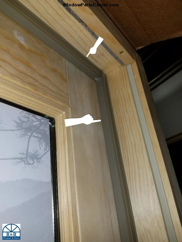 511 - Side or Head Seal Weather Strip for sliding patio doors