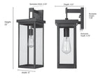 Open Box - Millennium Lighting 42602-PBK - Wall Sconces Outdoor Lighting