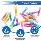 smseace 700PCS Heat Shrink Butt Connectors 26-10AWG Wire Butt Connectors - size: 700Pcs