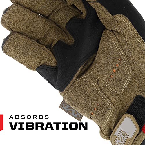 Mechanix Wear M-Pact Impact Protection Work Gloves Brown XX-Large - color: Brown, size: XX-Large