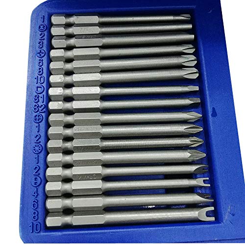 Rocaris 50 Pack Screwdriver Bit Set, 3 in Extra Long Magnetic Driver Kit - style: 50 Pcs