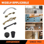 JORGENSEN Cabinet Template Jig for Handle and Knob, Drawer Hardware Jig