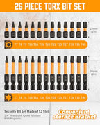 46 Pcs Screwdriver Bit Sets, Torx Bit Set T7-T40 & Allen Wrench Drill Bit - style: 46 Pcs