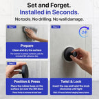 HOME SO Suction Cup Hooks for Shower & Bathroom Towel Holder 2-Pack Black - color: Matte Black, size: 2 Pack
