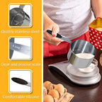 2PCS 1cup(237ml) Measuring Cup, Stainless Steel Measure Scoop - size: 1cup