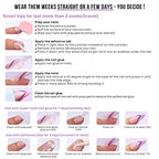 BTArtbox Press On Nails, Milky Way, Short Coffin, Cat Eye French, 32Ct - color: A1-Milky Way