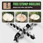 1-1/2" x 23.6" Auger Drill Bit for Wood,38x600mm Hex Shank Auger Bit - size: 1-1/2 in x 23.6 in