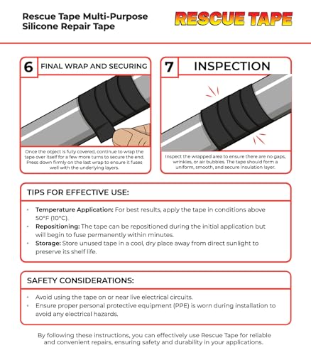 Bond It Rescue Tape, Self-Fusing Silicone Repair Tape, 1 in x 36 ft, White - color: Clear, size: 1" x 36' x 20mil