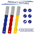Honoson 6 Pcs Diamond Files Flat Sharpening Hones Color Coded