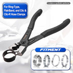 Toolwiz Clic & Clic-R Type Hose Clamp Pliers, CV Boot Clamp Tool - size: 1 pcs Clic-R Hose Clamp Plier