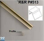 513 - Vinyl Side Stop Weather Strip for sliding patio doors