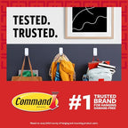 Command Large Utility Hooks, 7-Hooks, 12-Strips, Organize Damage-Free - size: 1 Pack, style: 1 Pack