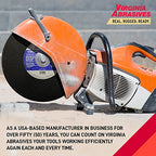 14" Metal Cut Off Wheel, 14 x 1/8 x 1, Chop Saw Blade, 90° Cuts, 10 Pack - style: 14" x 1/8" x 1"