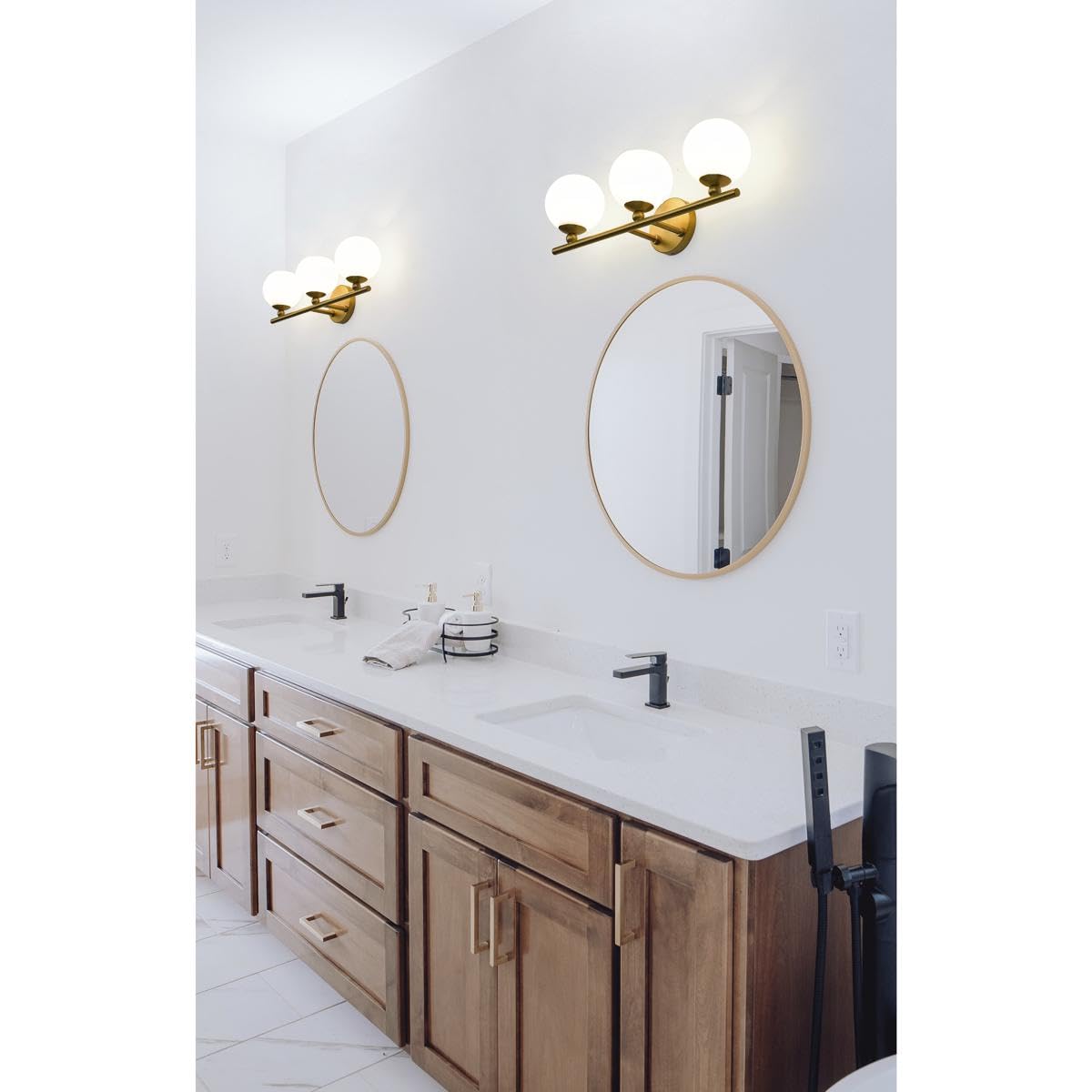Open Box - Z-Lite 1100-3V-MGLD - Bathroom Fixtures Indoor Lighting