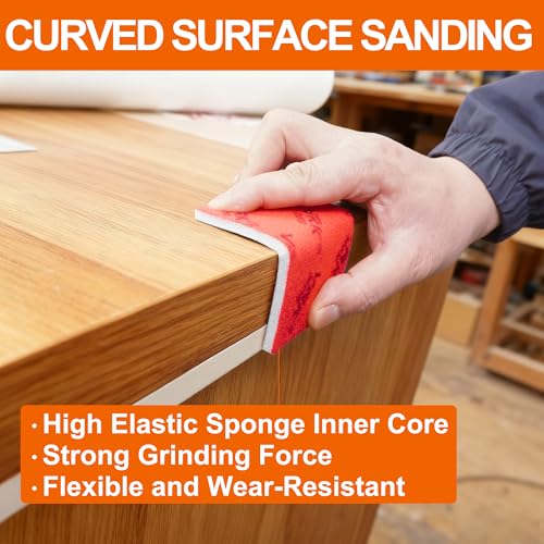 28 Pcs 180-3000 Grit Sanding Sponge Soft Foam Hand Sanding Blocks - style: Mix Grit 28PCS