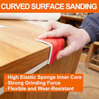 28 Pcs 180 Grit Sanding Sponge Soft Foam Hand Sanding Blocks - style: 180 Grit 28PCS