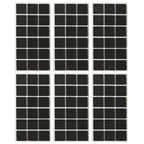 Furnigear Non Slip Furniture Pads - Self Adhesive Rubber Anti Skid Pads Grippers Rubber Chair Feet Furniture Pads for Hardwood Floors -Protectors for Furniture Table Legs Anti Slip 108 Pcs 1" Square - size: 1" Square 108pcs