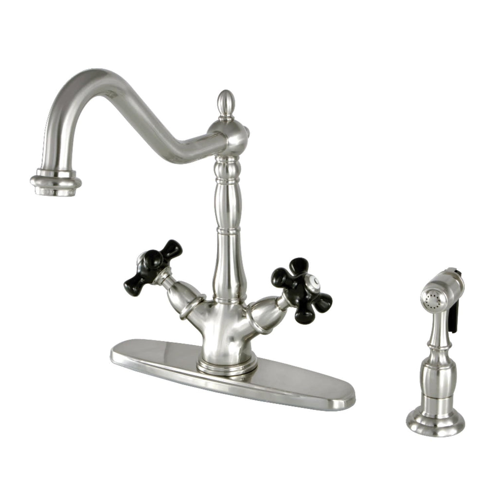 Open Box - Kingston Brass KS1238PKXBS - Kitchen Faucet