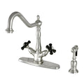 Open Box - Kingston Brass KS1238PKXBS - Kitchen Faucet