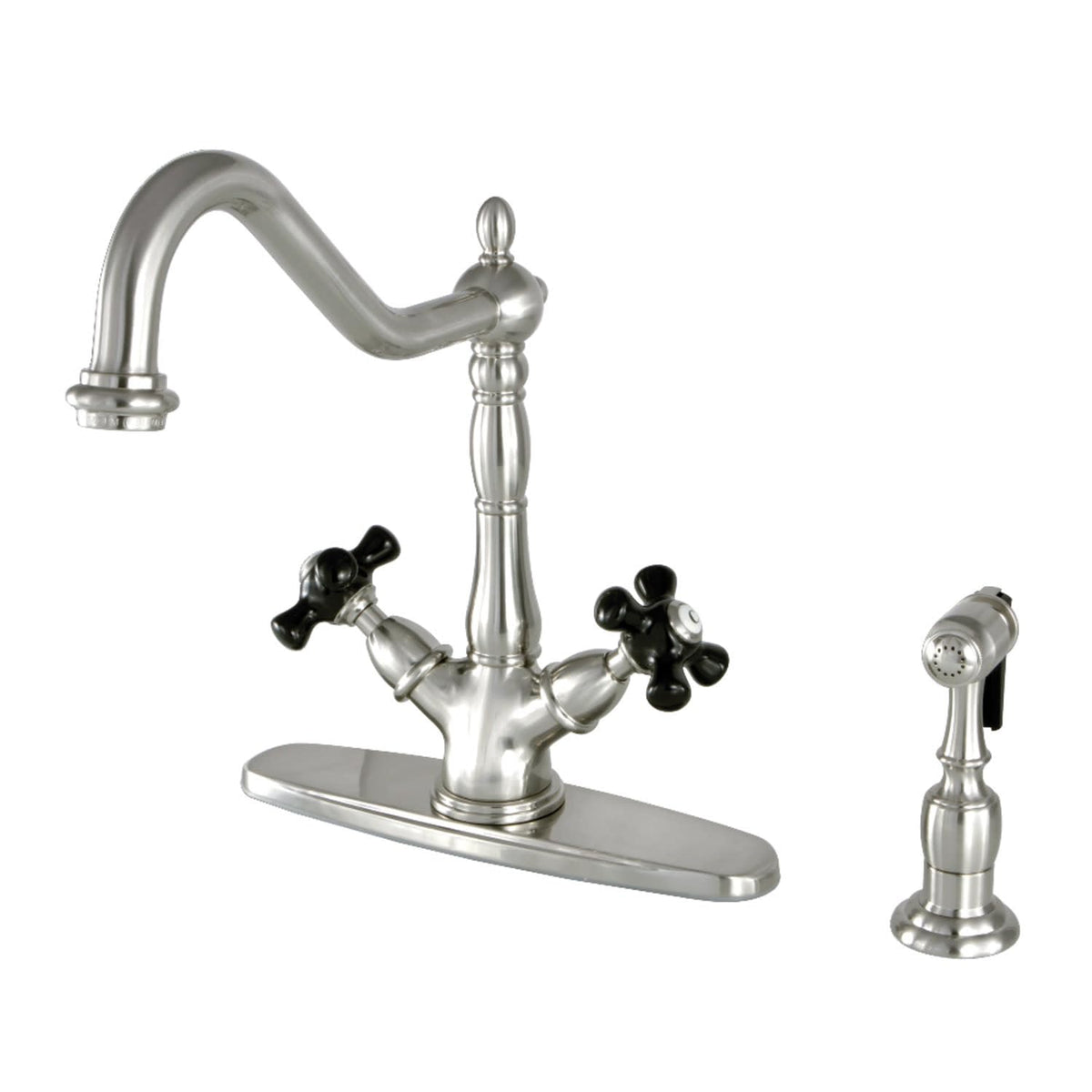 Open Box - Kingston Brass KS1238PKXBS - Kitchen Faucet