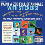 Paint by Sticker Kids (Official): Zoo Animals: Create 10 Pictures One Sticker at a Time!