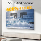 Ultra Slim TV Mount Slim Fit Wall Mount for 43 to 85 inch 2021 Samsung Neo QLED, Q SeriesTVs, Crystal UHD TVs, The Frame TV (excluding Q80A, AU7000), Hold up to 132 lbs, Max VESA 1200x800