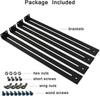Drawer Repair Kit, Furniture Repair Accessory Bracket Middle Mount to Reinforce and Repair Breakage, for Wood/Particleboard/MDF Chest of Drawers - Screws Included