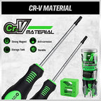 SWANLAKE Magnetic Torx Screwdriver Set - 13 Pieces - T5 to T40 Star Screwdrivers - style: 13-Piece Torx Screwdriver Set