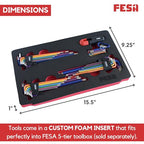 FESA Jumbo Hex Key Allen Wrench Set 29-Piece Torx - style: With Foam Tray