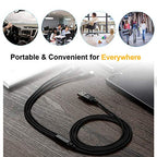 Multi Charging Cable, 2Pack 4FT 4 in 1 Charging Cable for Multiple Devices - color: Black