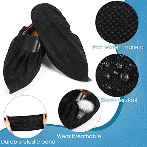 200 Pcs Shoe Covers Disposable, Non-woven Fabric Booties Covers,Large - size: Large