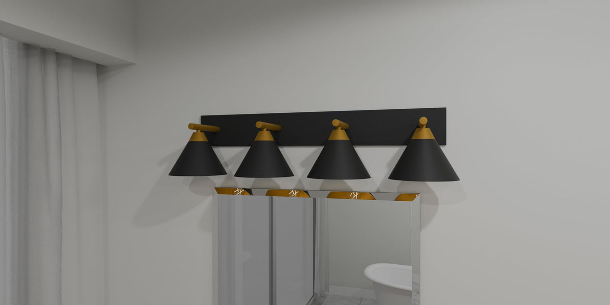 Open Box - Quoizel MTO8637MBK - Bathroom Fixtures Indoor Lighting