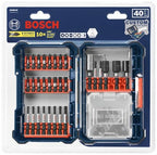 BOSCH SDMS40 40-Piece Assorted Impact Tough Screwdriving Custom Case System Set for Screwdriving Applications - size: 40-Piece Set, style: Screwdriving