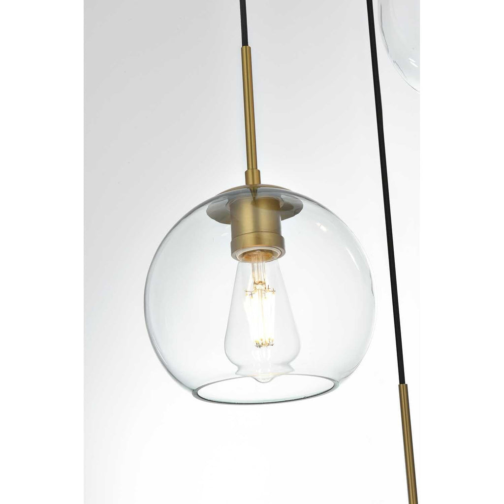 Open Box - Elegant Lighting LD2208SG - Pendants Indoor Lighting