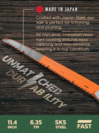 LAGOM Folding Pruning Saw | 11.4" Straight Blade | SK5 Steel | Secure Lock - style: Straight 11.4" Single