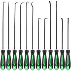 FTIHTRY 12-Piece Pick and Hook Tools Set, Pick Tool Set Car Auto Oil Seal/O-Ring Seal Gasket Pick Hooks Puller Remove, Long and Mini Pick Tool Set - style: 12-Piece