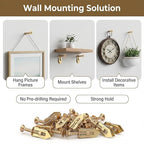 50Pcs Self Drilling Drywall Anchors with Screws Zinc Plated