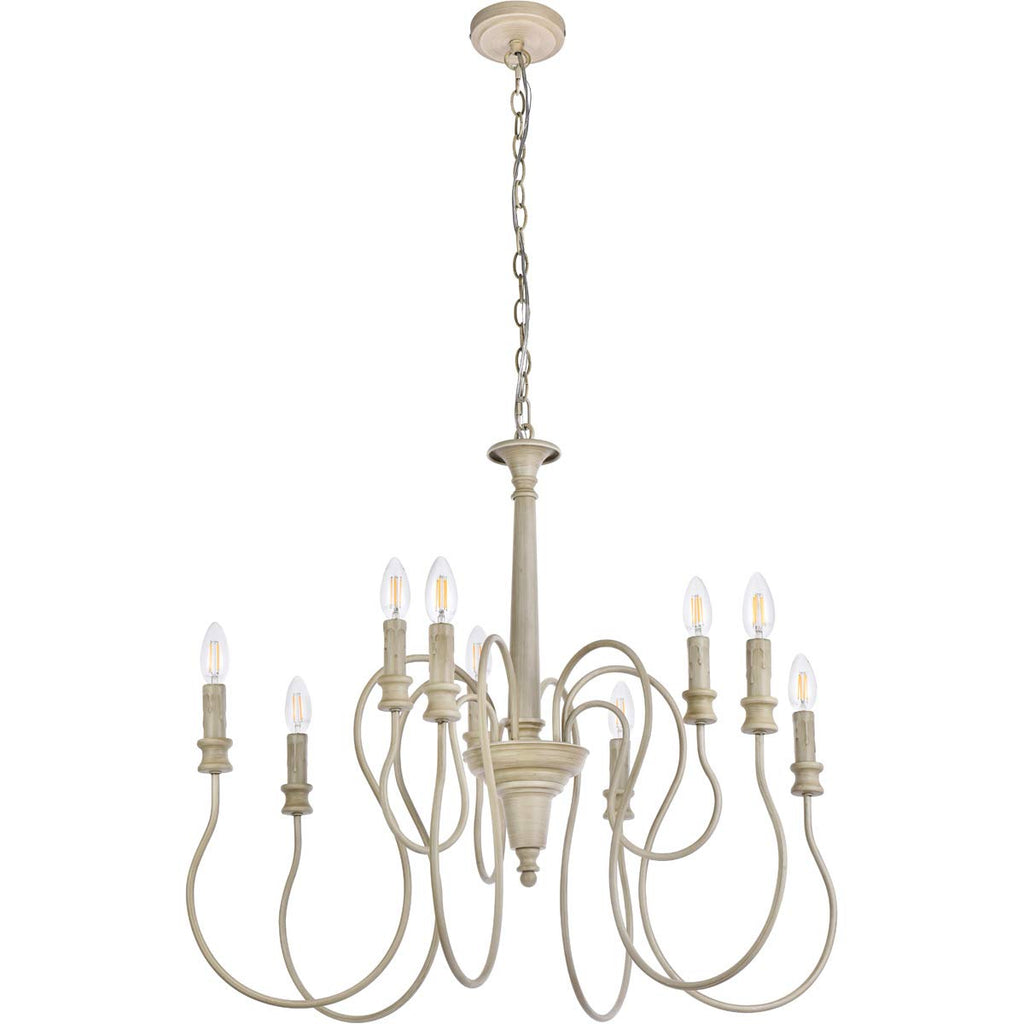 Open Box - Elegant Lighting LD7045D30WD - Chandeliers Indoor Lighting