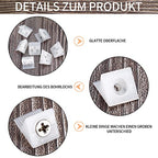 120 Pcs Drawer Wedges with Screws, Drawer Bottom Support Brackets, Fixing Mending Wedges, Plastic Angle Code Bracket Fasteners, Drawer Reinforcement Repair Kit for Furniture Sagging Drawer