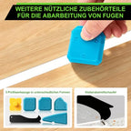White Silicone Caulk Set-12oz Waterproof Silicone sealant,5 in 1 Caulk Tool
