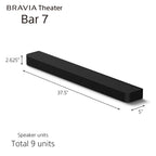 Certified Refurbished - Sony BRAVIA Theater Bar 7 9-Speaker TV Home Theater Soundbar Audio Unit