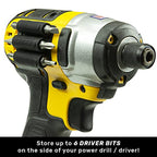 Spider Tool Holster, BitGripper v2 Drill Bit Holder for Drill & Driver, 4Pk - color: (4) BitGripper v2