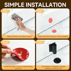 Magnetic Door Stopper,Metal Floor Mount Door Holder